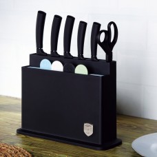 Набір кухонних ножів Berlinger Haus BH-2492 Black Silver Collection для професійної обробки їжі