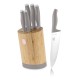 Набір кухонних ножів BerlingerHaus Taupe Collection BH-2756, 5 елементів, з бамбуковою підставкою для зручного зберігання