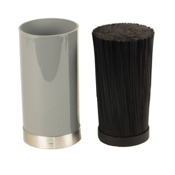 Набір ножів KELA Acida, 6 шт. в блоці — для щоденної кухні, сірий/чорний