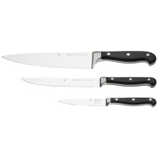 Набір ножів, WMF, Spitzenklasse Plus, 3 шт. — кухонний набір для нарізання та приготування