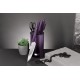 Zestaw noży kuchennych Berlinger Haus Purple Eclipse BH-2798 w bloku do kuchni