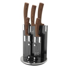 Набір кухонних ножів Berlinger Haus Ebony Rosewood BH-2530, 6 предметів для готування