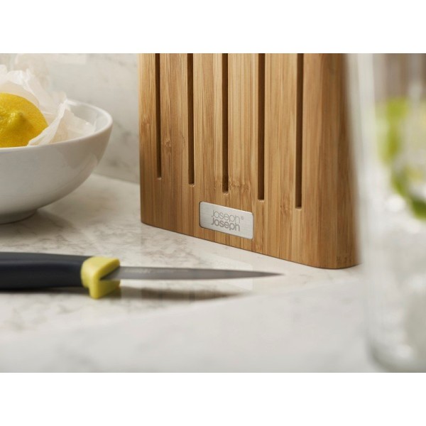Набір ножів Elevate, JJ — блок з бамбуку + 5 ножів multicolor (кухонний набір)