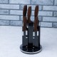 Zestaw noży kuchennych Klausberg KB-7615 5 el. w stojaku obrotowym