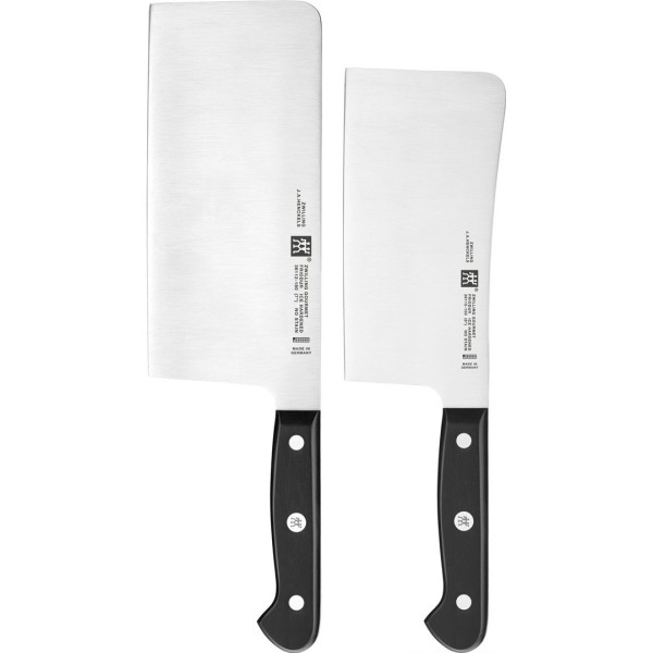 Zestaw noży kuchennych ZWILLING Gourmet, tasak 15 cm + chiński tasak 18 cm do precyzyjnego krojenia
