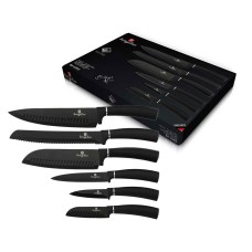 Zestaw noży kuchennych Berlinger Haus Black Silver BH-2383, 6 elementów, do codziennego użytku