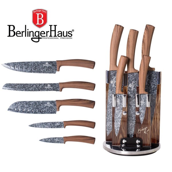 Набір кухонних ножів Berlinger Haus Forest Line BH-2160, 6 предметів для готування