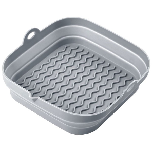 Zestaw wkładów silikonowych Klausberg KB-7790 do beztłuszczowej frytkownicy 20 cm kwadratowy składany 2 sztuki