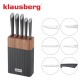 Zestaw noży kuchennych Klausberg KB-7979 (blok akacjowy)
