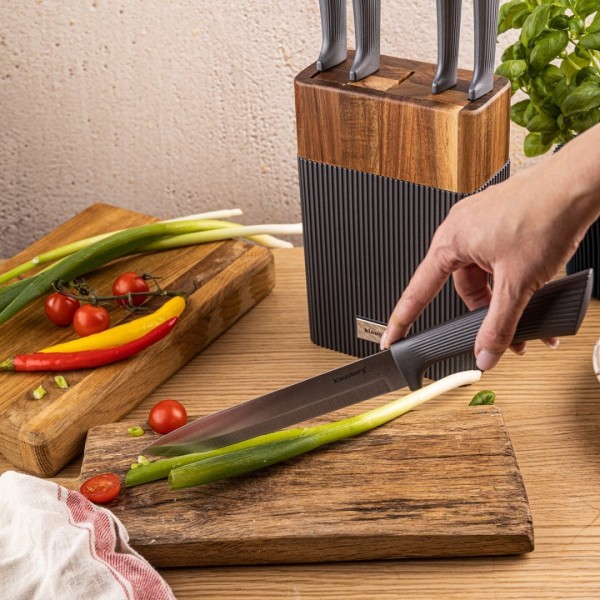 Zestaw noży kuchennych Klausberg KB-7979 (blok akacjowy)