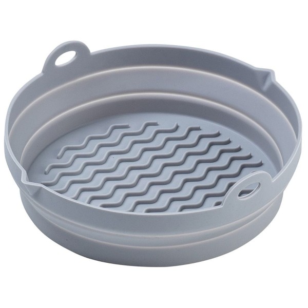 Zestaw wkładów silikonowych Klausberg KB-7789 do frytkownicy beztłuszczowej 20 cm okrągły składany 2 sztuki