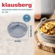 Zestaw wkładów silikonowych Klausberg KB-7789 do frytkownicy beztłuszczowej 20 cm okrągły składany 2 sztuki