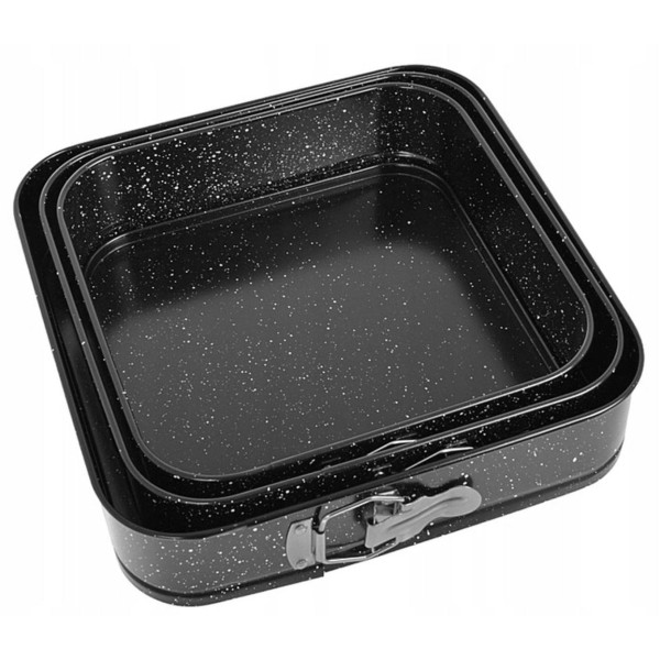 Zestaw form tortownic Brunbeste BB-2549 non-stick 24/26/28 cm do pieczenia