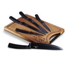 Набір кухонних ножів Berlinger Haus BH-2550 з дошкою для нарізання, ідеальний для щоденного використання