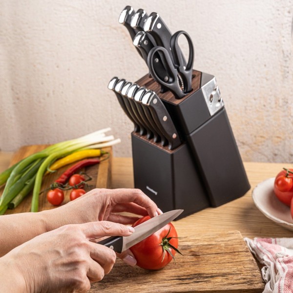 Zestaw noży kuchennych i do steków Klausberg KB-7985 (w bloku)