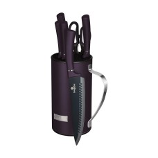 Zestaw noży kuchennych Berlinger Haus Purple Eclipse BH-2584 w stojaku 7 elementów