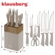Zestaw noży kuchennych Klausberg KB-7984 (blok akacjowy)