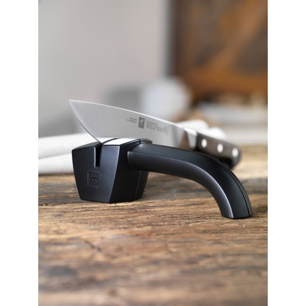 Острилка для ножів Zwilling Twin Sharp з сталево-керамічними колами для гостріння