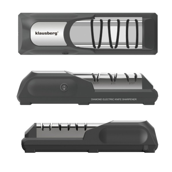 Elektryczna ostrzałka do noży Klausberg KB-7945 z diamentową powłoką