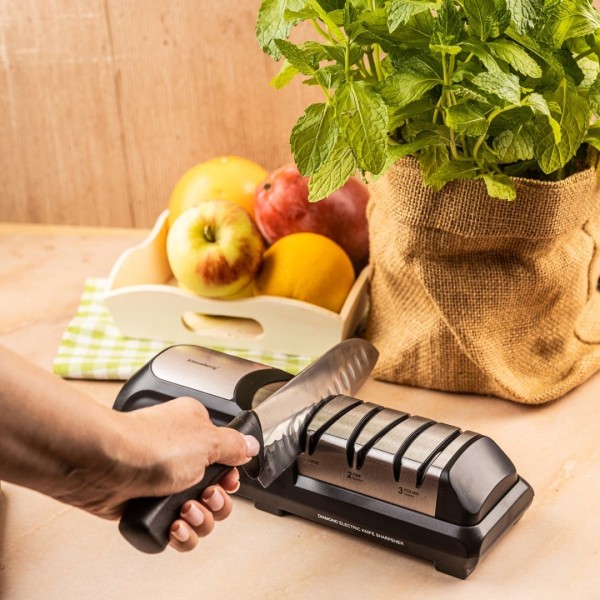 Elektryczna ostrzałka do noży Klausberg KB-7945 z diamentową powłoką