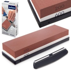 Острилка для ножів і ножиць, ORION 141130, камінна двостороння — для кухні та інструментів