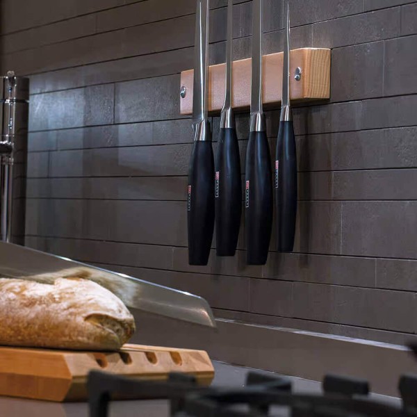 Магнітна планка, ARTELEGNO, Magnetyczna listwa na noże 35 cm, бук — для зберігання ножів на кухні