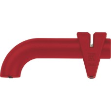 Остряк для ножів Zwilling Twin Sharp сталево-керамічний, червона ручка для кухні