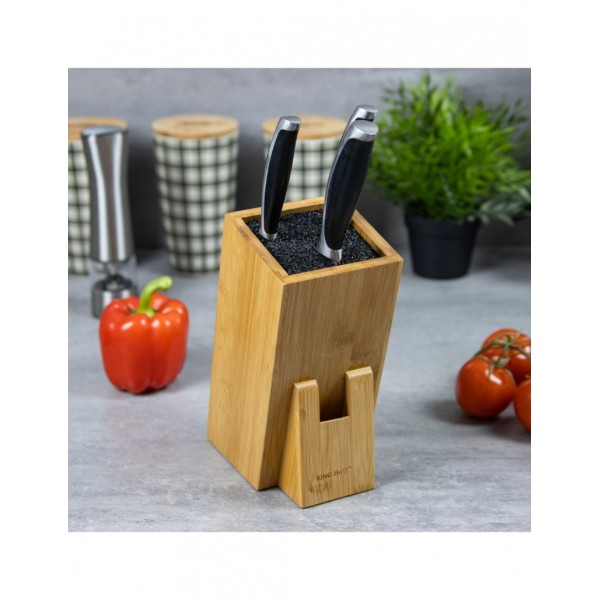 Blok na noże Kinghoff KH-1558 (bambusowy)