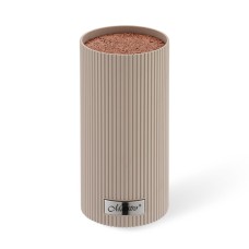 Блок-підставка, Maestro MR-1437-BG, універсальний для ножів та кухонних приладів, бежевий