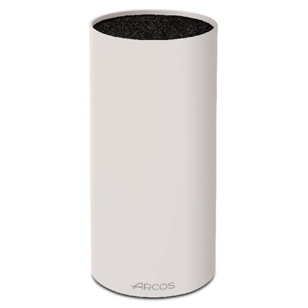 Blok na noże, Arcos, okrągły biały – stojak do kuchni