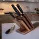 Блок для ножів Artelegno Venezia, 3-елементний, магнітний, горіхове дерево, для зберігання ножів