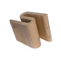 Magnetyczny blok na noże Artelegno Grand Prix z drewna bukowego, model S, do kuchni