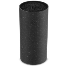 Блок для ножів, Krisberg KS-7525, універсальний стояк для кухні, чорний