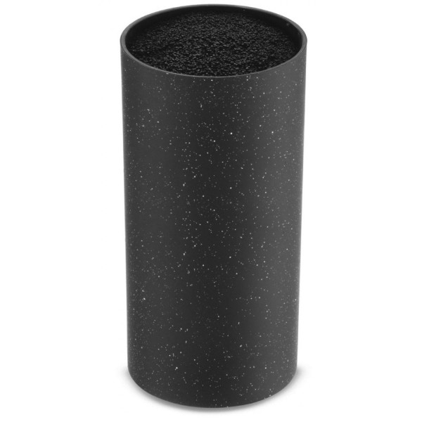 Блок для ножів, Krisberg KS-7525, універсальний стояк для кухні, чорний