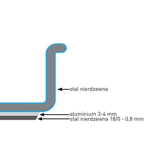 Garnek średni Hendi Budget Line 24 l z pokrywką do kuchni profesjonalnej