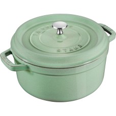 Garnek żeliwny Staub La Cocotte 6,7 l miętowy do duszenia i pieczenia