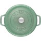 Garnek żeliwny Staub La Cocotte 6,7 l miętowy do duszenia i pieczenia