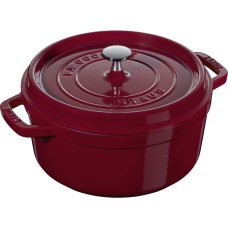 Garnek żeliwny Staub La Cocotte okrągły 3,85 l Bordeaux do duszenia i pieczenia