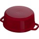 Garnek żeliwny Staub La Cocotte okrągły 3,85 l Bordeaux do duszenia i pieczenia
