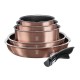 Komplet garnków Berlinger Haus Copper Metallic Line BH-1591 do wyposażenia kuchni tytanowy