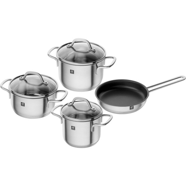 Комплект кухонного посуду Zwilling Pico: 3 каструлі та сковорода для приготування
