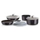 Komplet garnków Berlinger Haus Click & Cook Metallic Line Carbon Pro 9 elementów do gotowania