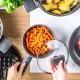 Komplet garnków Klausberg KB-7832 z nieprzywierającą marmorowaną powłoką 12 elementów do kuchni