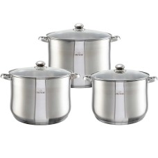 Komplet garnków gastronomicznych Zilner ZL-7352 16L 20L 23L do profesjonalnej kuchni
