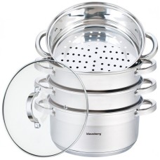 Komplet garnków Klausberg KB-7146 do gotowania na parze 24 cm 5 elementów
