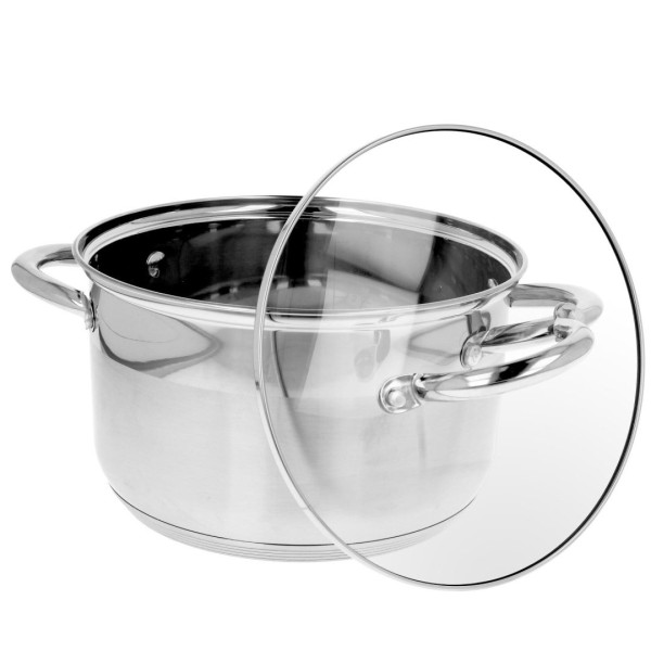 Komplet garnków Brunbeste BB-2152 stalowy 12 elementów do kuchni