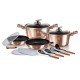 Komplet garnków Berlinger Haus Metallic Line Rose Gold 13 el. do kuchni