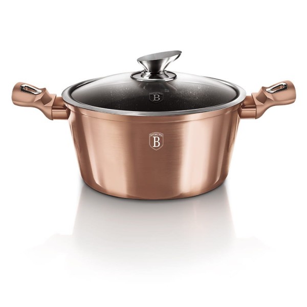 Komplet garnków Berlinger Haus Metallic Line Rose Gold 13 el. do kuchni