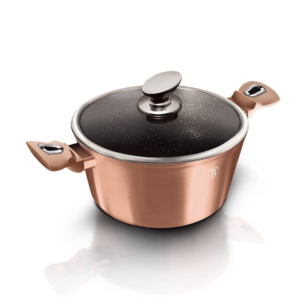 Komplet garnków Berlinger Haus Metallic Line Rose Gold 13 el. do kuchni