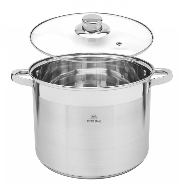 Komplet garnków Kinghoff KH-4312, 6 elementów, pojemność 16L/13L/11L, do kuchni